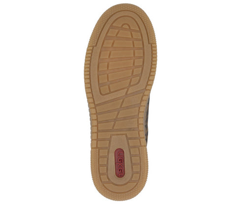 Pantofi sport, dama, RIEKER, M5512-90, negru, piele ecologica